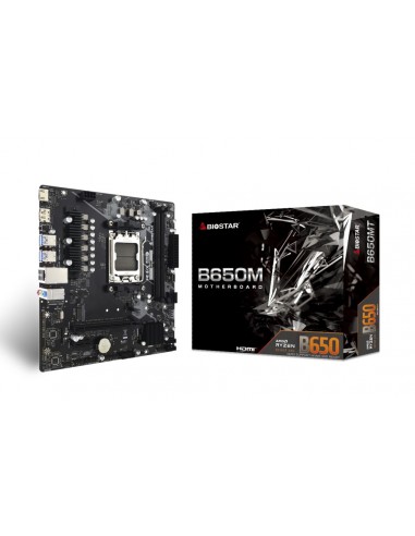 Biostar B650MT placa base AMD B650 Zócalo AM5 micro ATX