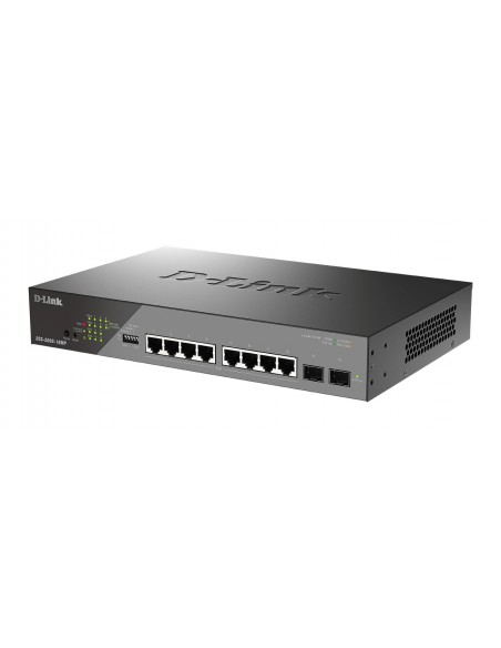 D-Link DSS-200G-10MP E switch Gestionado L2 Gigabit Ethernet (10 100 1000) Energía sobre Ethernet (PoE) 1U Gris