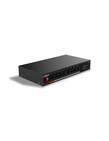 Dahua Technology PoE SG1008LP No administrado Gigabit Ethernet (10 100 1000) Energía sobre Ethernet (PoE) Negro