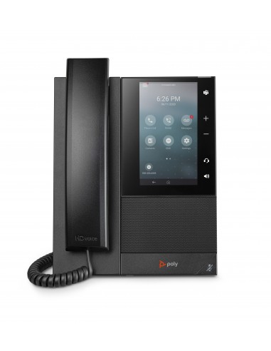 POLY CCX 505 teléfono IP Negro 24 líneas LCD Wifi