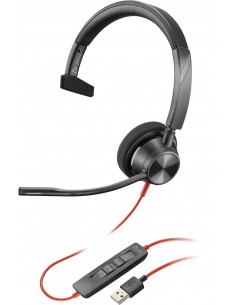 POLY Blackwire 3310-M Microsoft Teams Certified USB-A Mono Headset