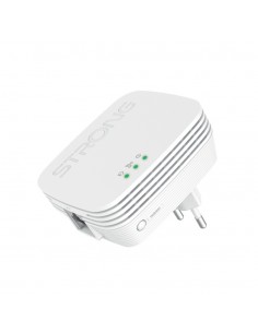 Strong POWERLWF600DUOMINI adaptador de red PowerLine 600 Mbit s Ethernet Wifi Blanco 2 pieza(s) 2