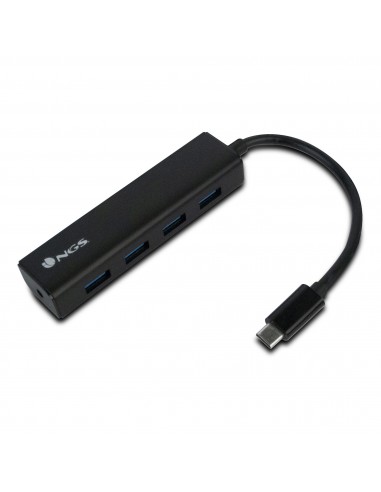 NGS WONDERHUB4 USB 2.0 Type-C 480 Mbit s Negro