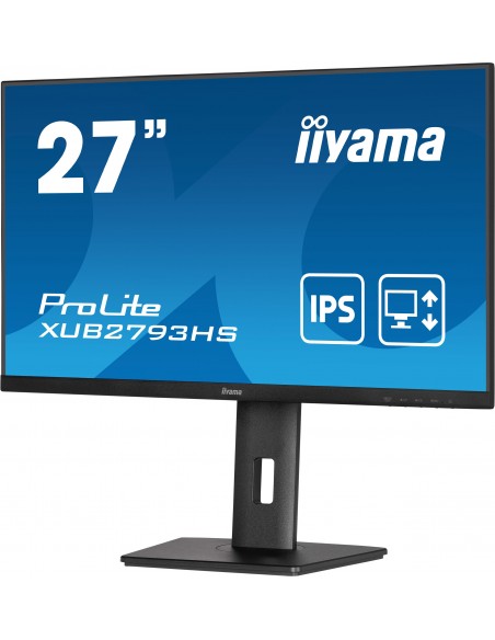 iiyama ProLite XUB2793HS-B6 LED display 6,86 cm (2.7") 1920 x 1080 Pixeles Full HD Negro