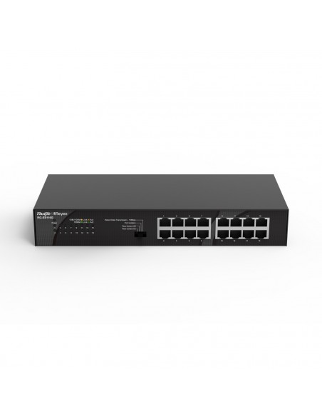 Ruijie Networks RG-ES116G switch No administrado Gigabit Ethernet (10 100 1000) Negro