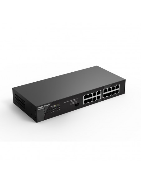 Ruijie Networks RG-ES116G switch No administrado Gigabit Ethernet (10 100 1000) Negro