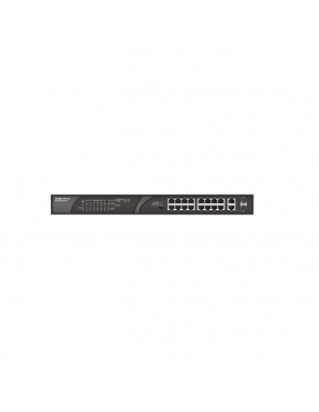 Ruijie Networks RG-ES118S-LP switch No administrado Fast Ethernet (10 100) Energía sobre Ethernet (PoE) Negro