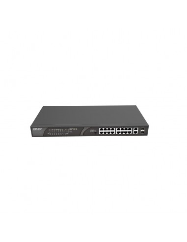 Ruijie Networks RG-ES118S-LP switch No administrado Fast Ethernet (10 100) Energía sobre Ethernet (PoE) Negro