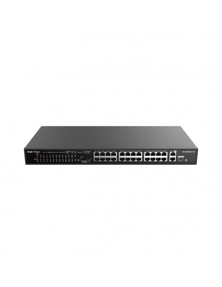 Ruijie Networks RG-ES126S-LP V2 switch No administrado Fast Ethernet (10 100) Energía sobre Ethernet (PoE) Negro