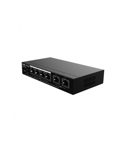 Ruijie Networks RG-ES206GC-P switch Gigabit Ethernet (10 100 1000) Energía sobre Ethernet (PoE) Negro