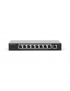 Ruijie Networks RG-ES209GC-P switch Gestionado Gigabit Ethernet (10 100 1000) Energía sobre Ethernet (PoE) Negro