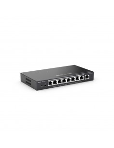 Ruijie Networks RG-ES209GC-P switch Gestionado Gigabit Ethernet (10 100 1000) Energía sobre Ethernet (PoE) Negro 2