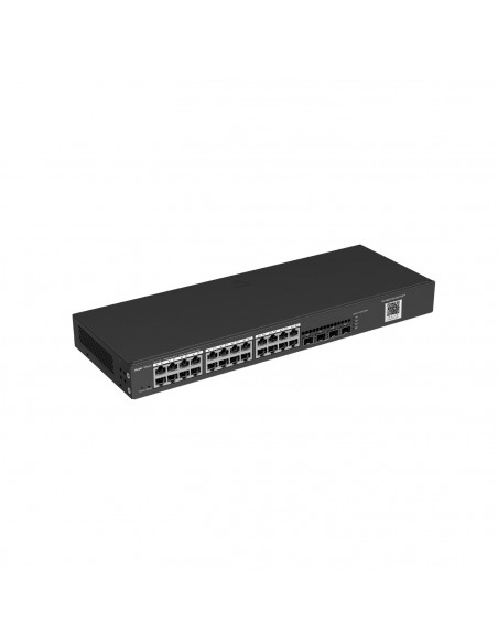 Ruijie Networks RG-NBS3100-24GT4SFP switch Gestionado L2 Gigabit Ethernet (10 100 1000) Energía sobre Ethernet (PoE) Negro