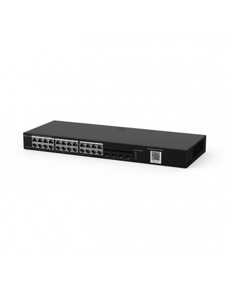 Ruijie Networks RG-NBS3100-24GT4SFP switch Gestionado L2 Gigabit Ethernet (10 100 1000) Energía sobre Ethernet (PoE) Negro