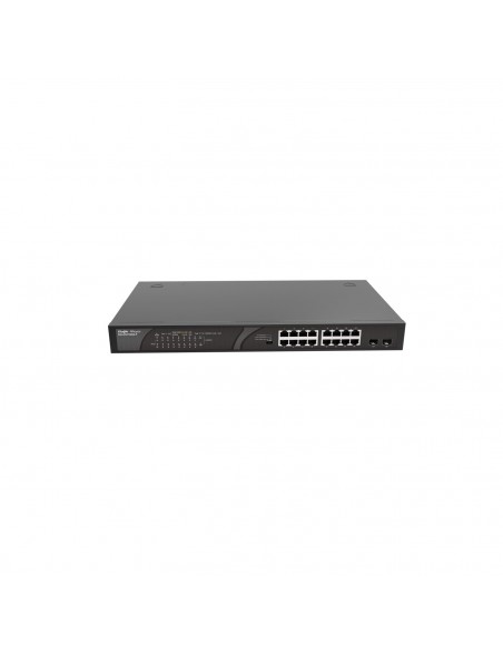 Ruijie Networks RG-ES118GS-P switch No administrado Gigabit Ethernet (10 100 1000) Energía sobre Ethernet (PoE) Negro