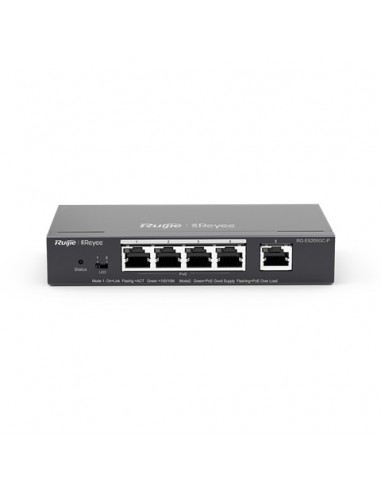 Ruijie Networks RG-ES205GC-P switch Gestionado L2 Gigabit Ethernet (10 100 1000) Energía sobre Ethernet (PoE)