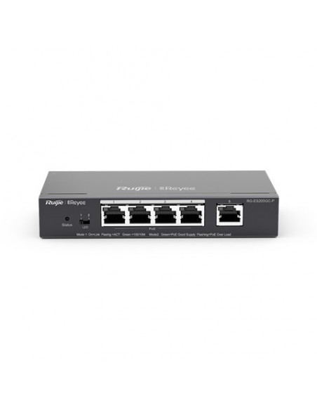 Ruijie Networks RG-ES205GC-P switch Gestionado L2 Gigabit Ethernet (10 100 1000) Energía sobre Ethernet (PoE)