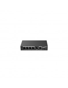 Ruijie Networks RG-ES206GS-P switch Gestionado L2 Gigabit Ethernet (10 100 1000) Energía sobre Ethernet (PoE) Negro