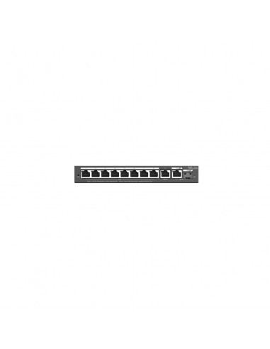 Ruijie Networks RG-ES210GS-P switch Gestionado L2 Gigabit Ethernet (10 100 1000) Energía sobre Ethernet (PoE) Negro