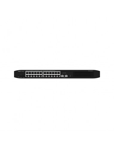 Ruijie Networks RG-ES226GC-P switch Gestionado L2 Gigabit Ethernet (10 100 1000) Energía sobre Ethernet (PoE) Negro