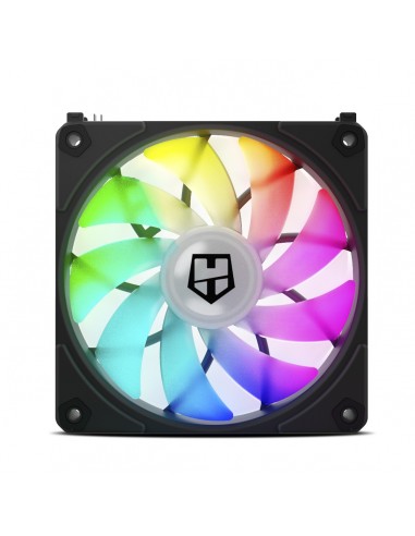 NOX NXHUMMERELINKBK sistema de refrigeración para ordenador Carcasa del ordenador Ventilador 12 cm Negro 1 pieza(s)