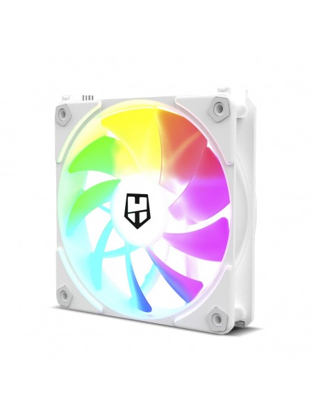 NOX NXHUMMERELINKWH sistema de refrigeración para ordenador Carcasa del ordenador Ventilador 12 cm Blanco 1 pieza(s)