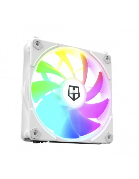 NOX NXHUMMERELINKWH sistema de refrigeración para ordenador Carcasa del ordenador Ventilador 12 cm Blanco 1 pieza(s)