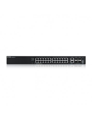 Zyxel XGS2220-30 Gestionado L3 Gigabit Ethernet (10 100 1000) Negro