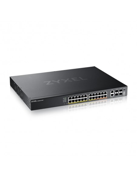 Zyxel XGS2220-30HP Gestionado L3 Gigabit Ethernet (10 100 1000) Energía sobre Ethernet (PoE) Negro