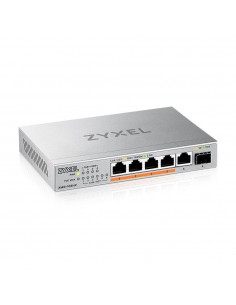 Zyxel XMG-105HP No administrado 2.5G Ethernet (100 1000 2500) Energía sobre Ethernet (PoE) Plata
