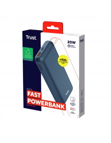 Trust Redoh Ión de litio 20000 mAh Azul