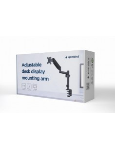 Gembird MA-DA1P-01 soporte para monitor 81,3 cm (32") Negro Escritorio 2