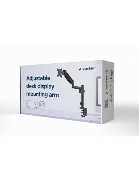 Gembird MA-DA1P-01 soporte para monitor 81,3 cm (32") Negro Escritorio Gembird MA-DA1P-01 soporte para monitor 81,3 cm (32") Negro Escritorio