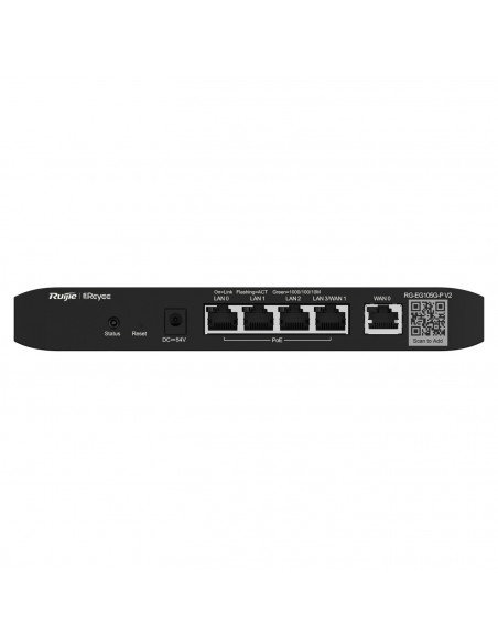 Ruijie Networks RG-EG105G-PV2 router Gigabit Ethernet Negro
