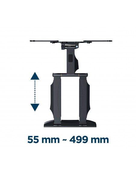 Gembird WM-55ST-01 soporte para TV 139,7 cm (55") Acero