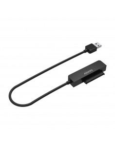 AISENS Adaptador SATA a USB-A USB3.0 USB3.1 Gen1 para Discos Duros 2.5″, Negro 2
