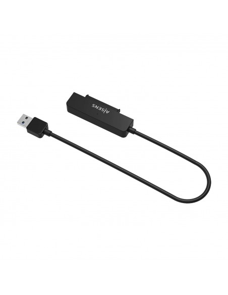 AISENS Adaptador SATA a USB-A USB3.0 USB3.1 Gen1 para Discos Duros 2.5″, Negro