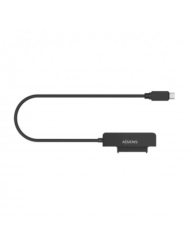 AISENS Adaptador SATA a USB-C USB3.0 USB3.1 Gen1 para Discos Duros 2.5″, Negro