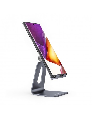 AISENS Soporte De Sobremesa Tamaño M Ajustable (1 Pivote) Para Movil   Tablet, Gris