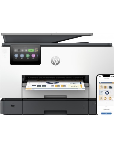 HP OfficeJet Pro Impresora multifunción 9130b, Color, Impresora para Pequeñas y medianas empresas, Imprima, copie, escanee y