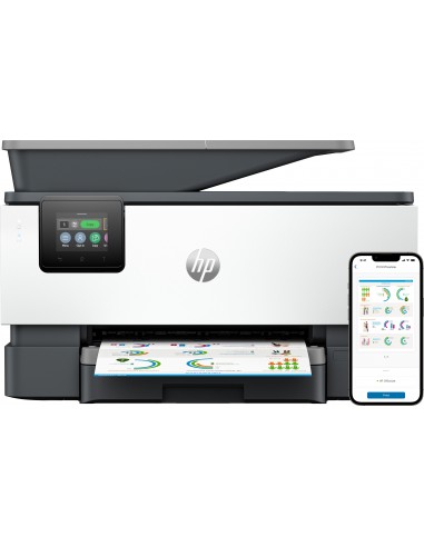 HP OfficeJet Pro Impresora multifunción 9120b, Color, Impresora para Home y Home Office, Imprima, copie, escanee y envíe por