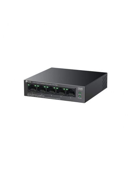 TP-Link LiteWave LS105GP switch No administrado Gigabit Ethernet (10 100 1000) Energía sobre Ethernet (PoE) Negro