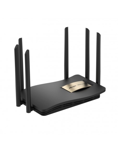 Ruijie Networks RG-EW1200G PRO router inalámbrico Gigabit Ethernet Doble banda (2,4 GHz   5 GHz) Negro