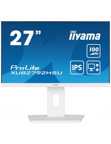 iiyama ProLite XUB2792HSU-W6 LED display 68,6 cm (27") 1920 x 1080 Pixeles Full HD Blanco