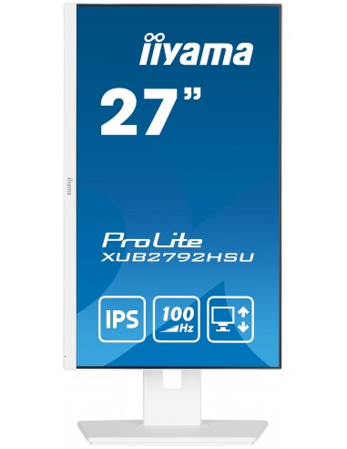 iiyama ProLite XUB2792HSU-W6 LED display 68,6 cm (27") 1920 x 1080 Pixeles Full HD Blanco