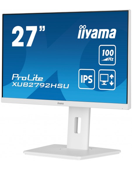 iiyama ProLite XUB2792HSU-W6 LED display 68,6 cm (27") 1920 x 1080 Pixeles Full HD Blanco
