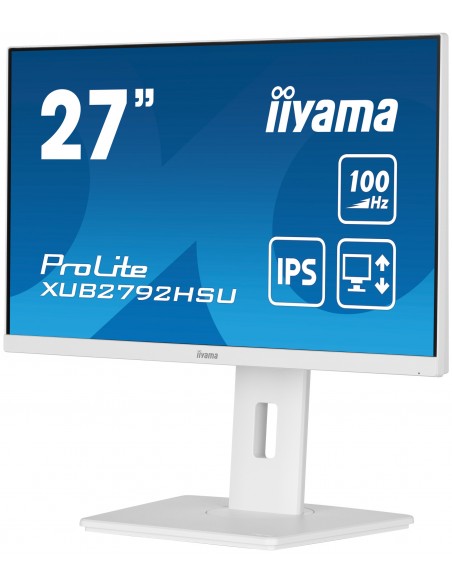 iiyama ProLite XUB2792HSU-W6 LED display 68,6 cm (27") 1920 x 1080 Pixeles Full HD Blanco
