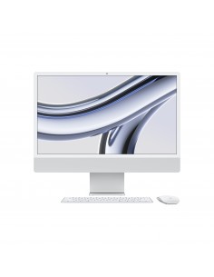 Apple iMac Apple M M3 59,7 cm (23.5") 4480 x 2520 Pixeles PC todo en uno 8 GB 256 GB SSD macOS Sonoma Wi-Fi 6E (802.11ax) Plata