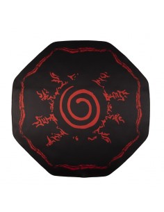 Konix Naruto 80381117180 alfombra Interior Alfombra para suelo Negro, Rojo