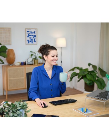 Trust Lyra teclado USB + RF Wireless + Bluetooth QWERTY Español Negro